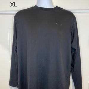 Nike Dri-Fit Black Long Sleeve Pull Over Shirt UNISEX